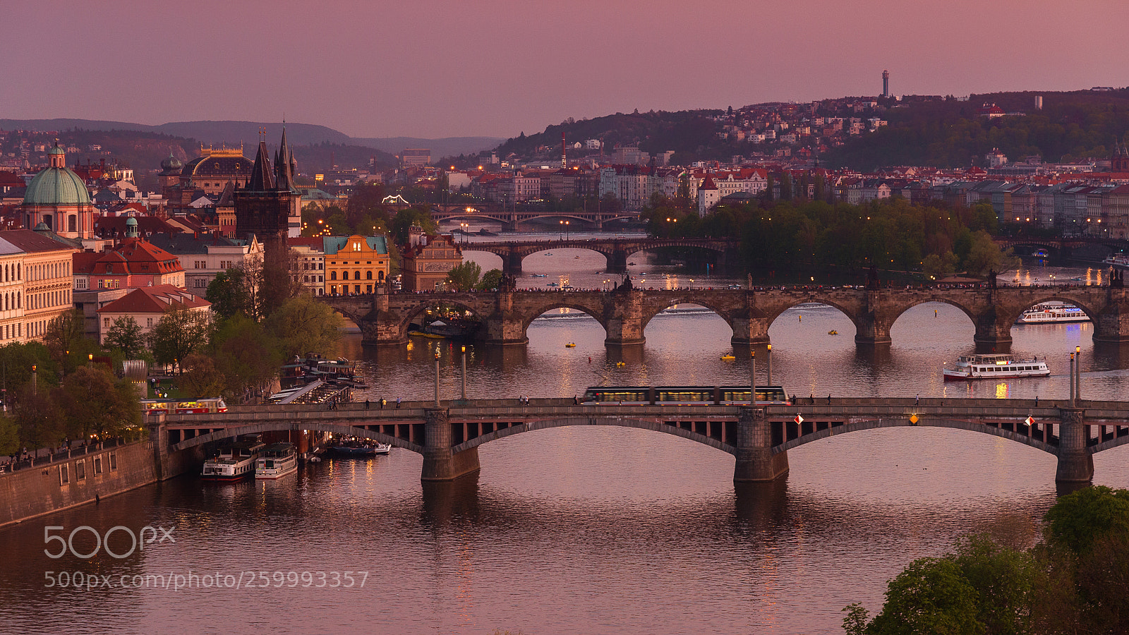 Nikon D610 sample photo. Prague bridges photography