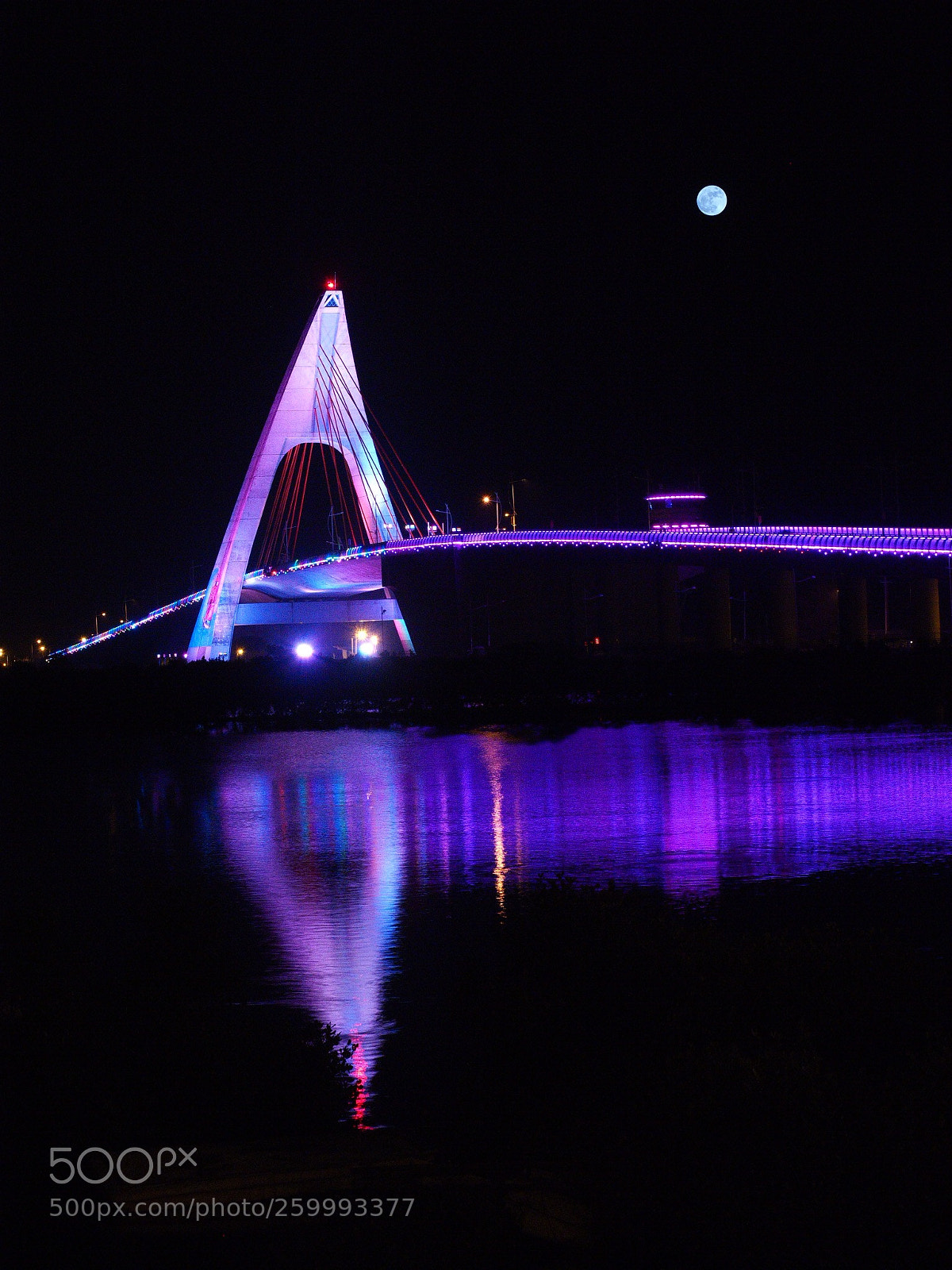 Olympus PEN-F sample photo. Blue moon photography