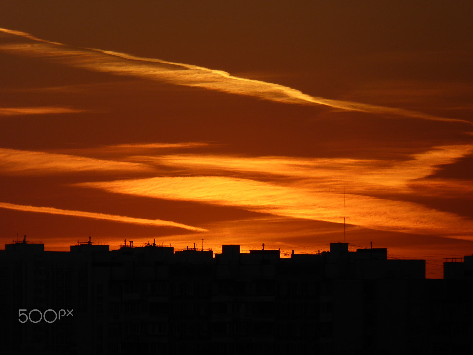 Panasonic Lumix DMC-ZS40 (Lumix DMC-TZ60) sample photo. Sunset. moscow. medvedkovo photography