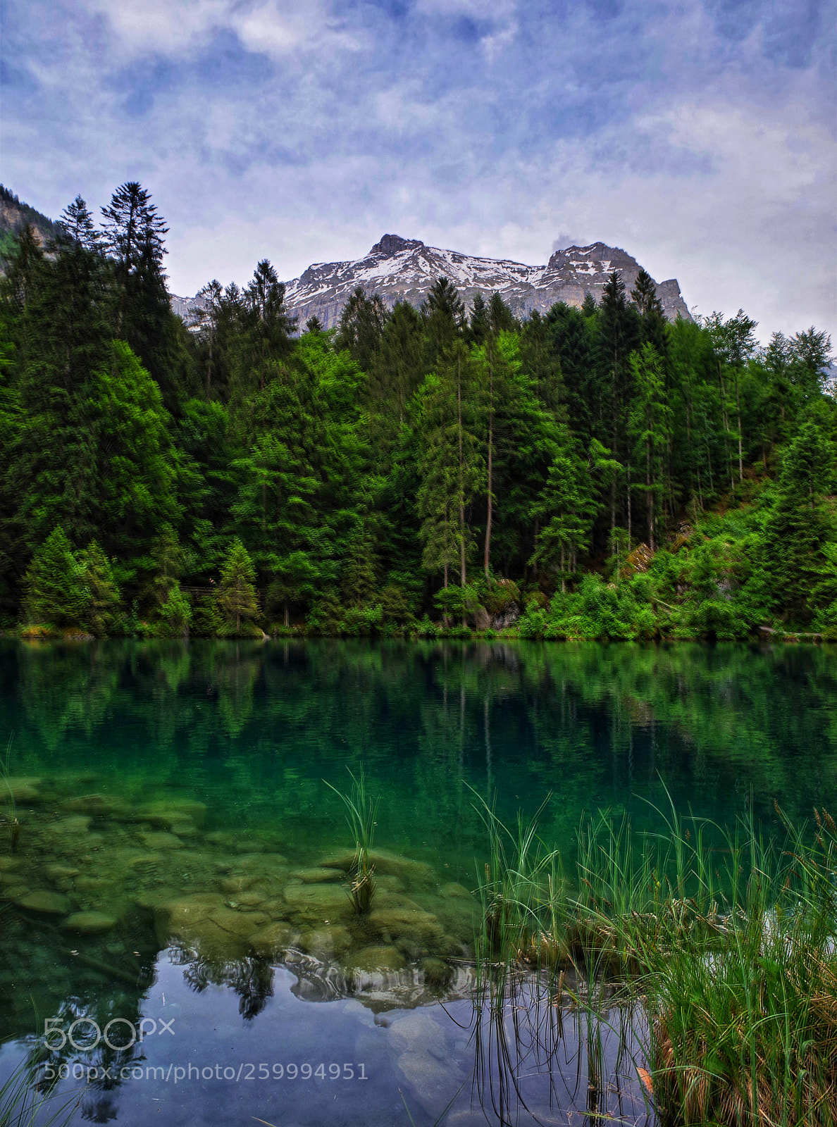 Pentax K-1 sample photo. Blausee photography