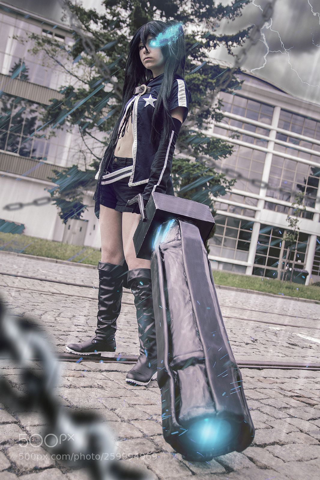 Canon EOS 100D (EOS Rebel SL1 / EOS Kiss X7) sample photo. Black rock shooter photography