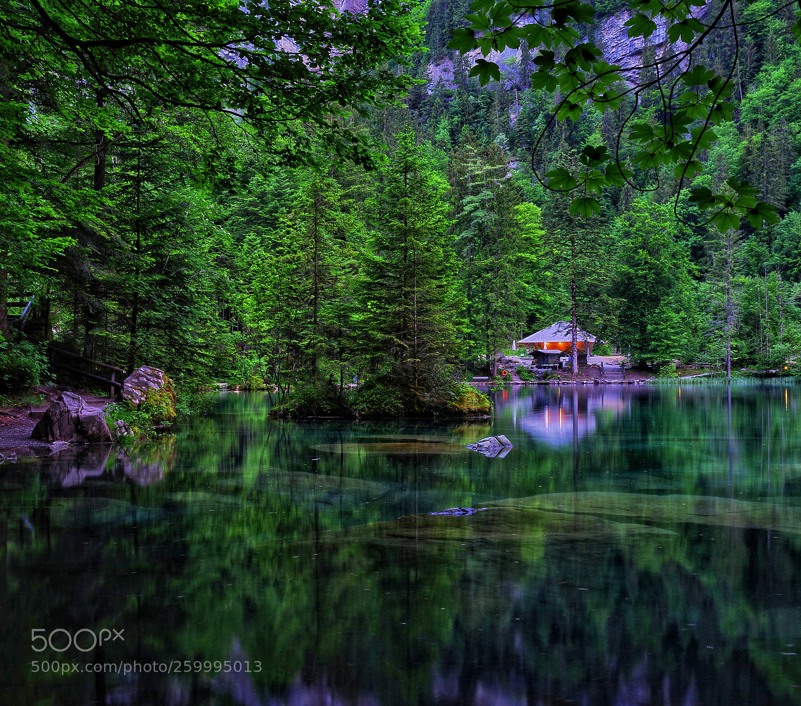 Pentax K-1 sample photo. Blausee photography