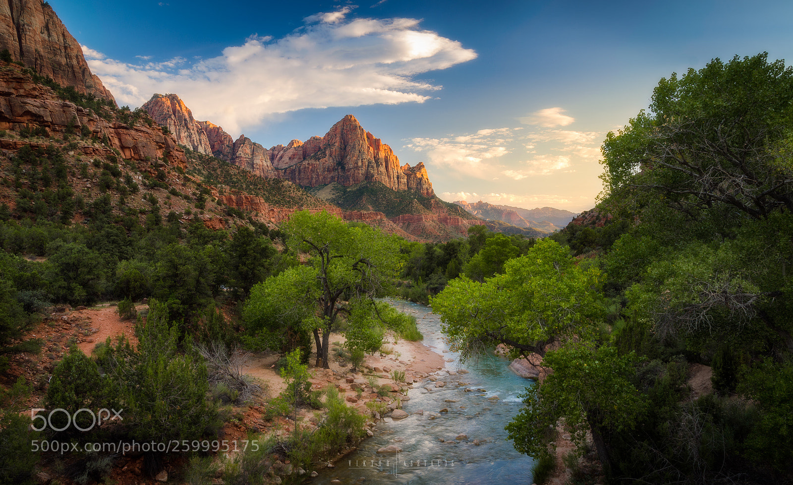 Nikon D7000 sample photo. Sunset over zion photography