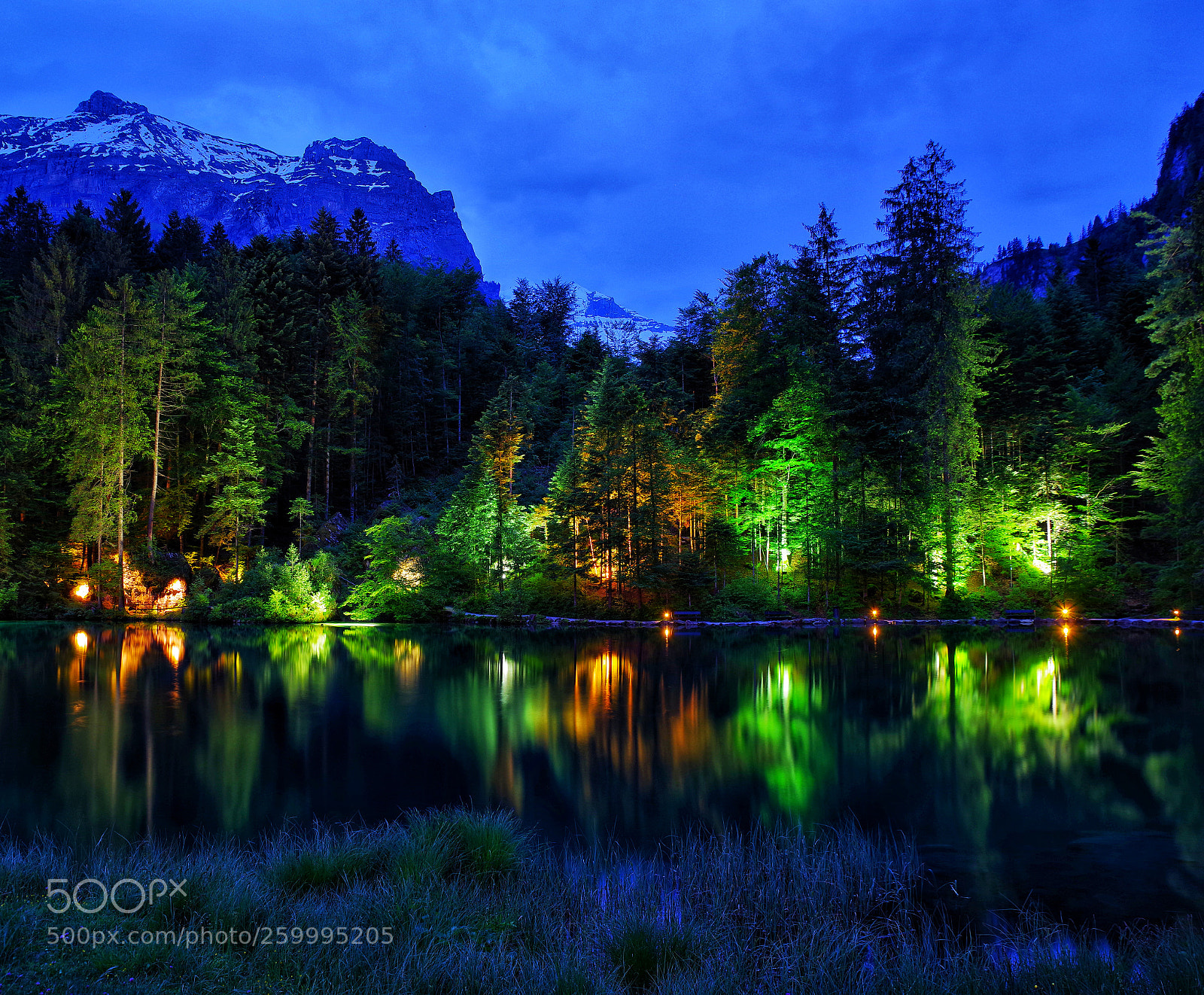 Pentax K-1 sample photo. Blausee photography