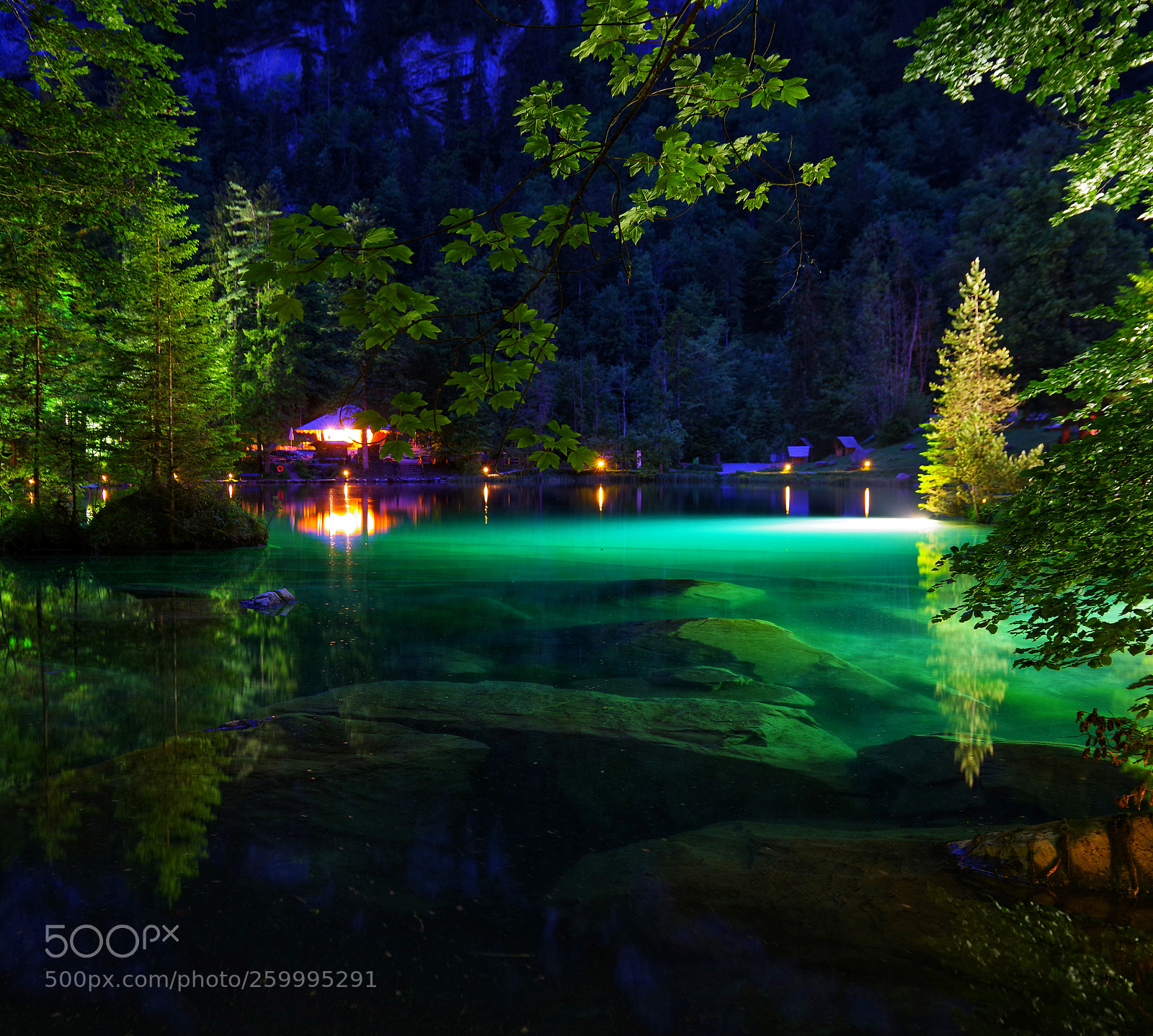 Pentax K-1 sample photo. Blausee photography