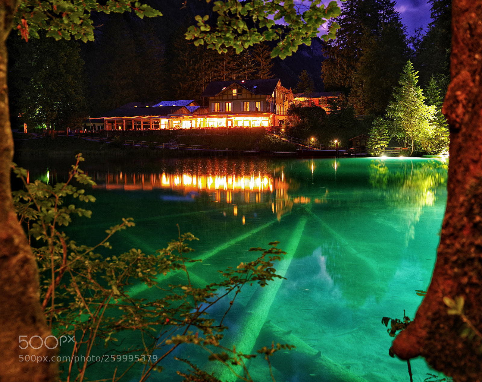 Pentax K-1 sample photo. Blausee photography