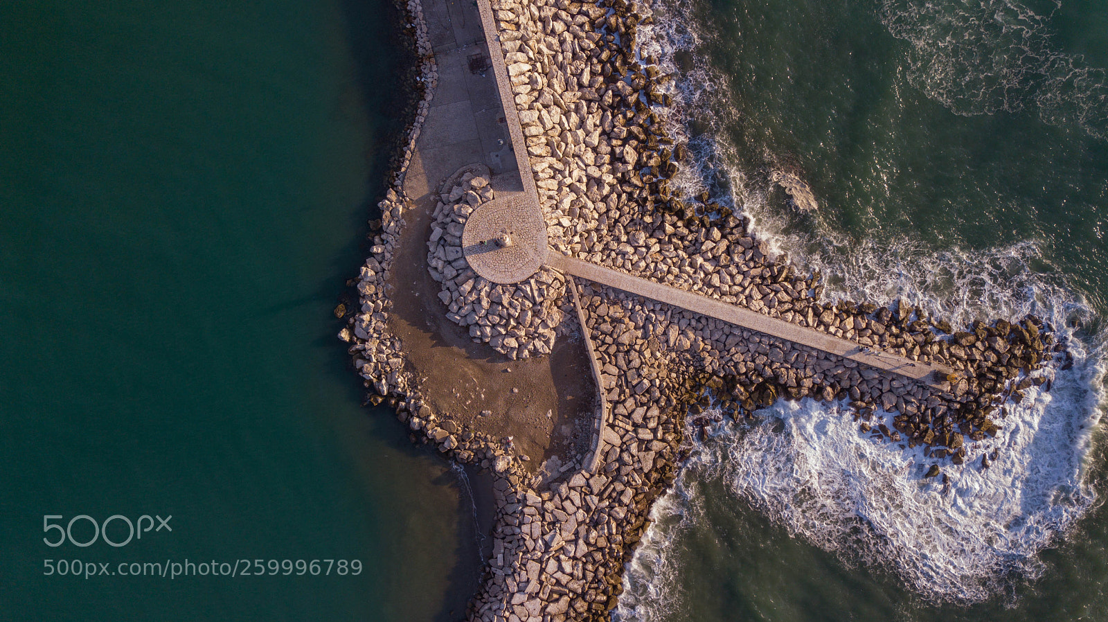 DJI FC220 sample photo. Estepona port photography