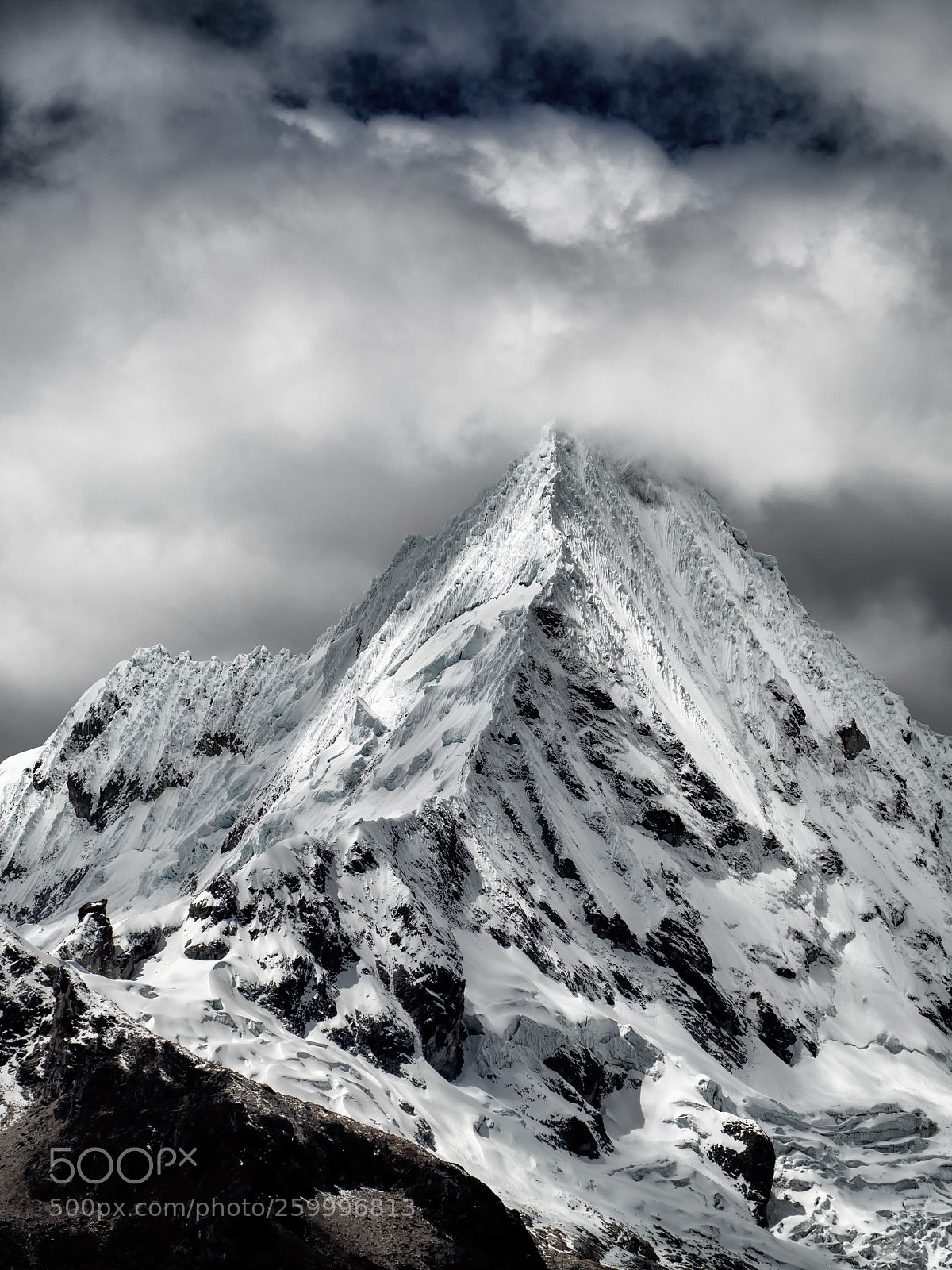Olympus OM-D E-M5 II sample photo. Paron peak - peru photography