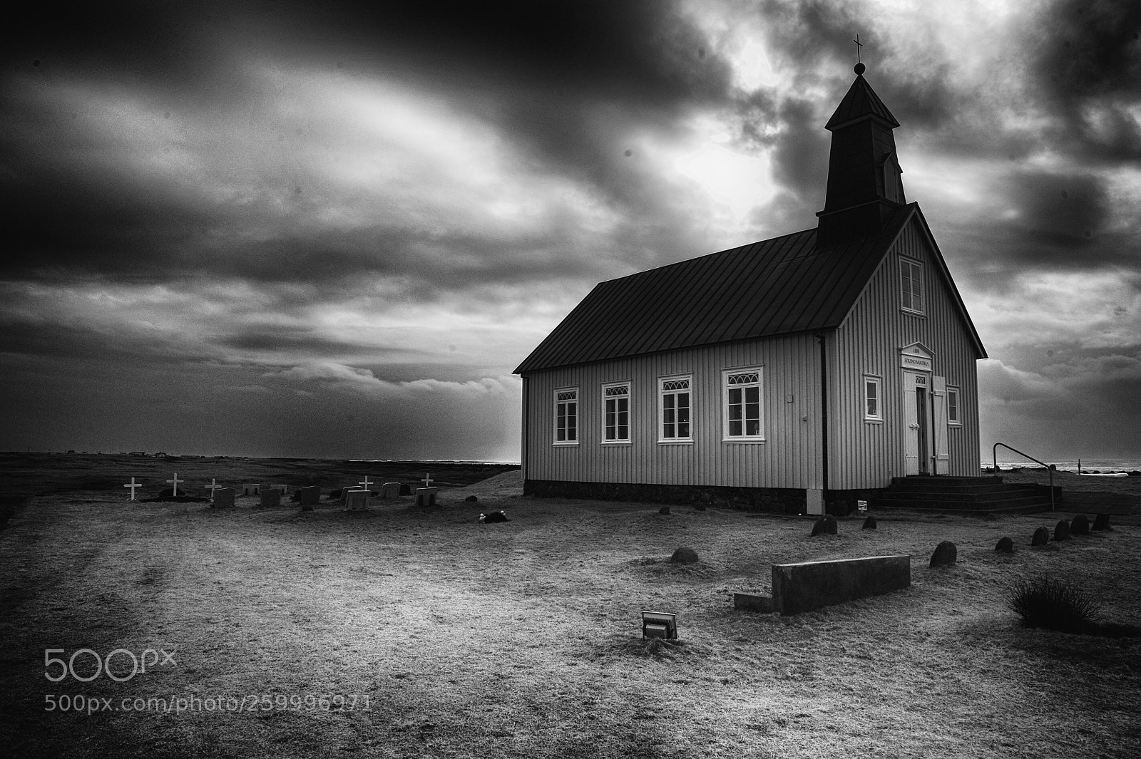 Nikon D700 sample photo. Islande eglise photography