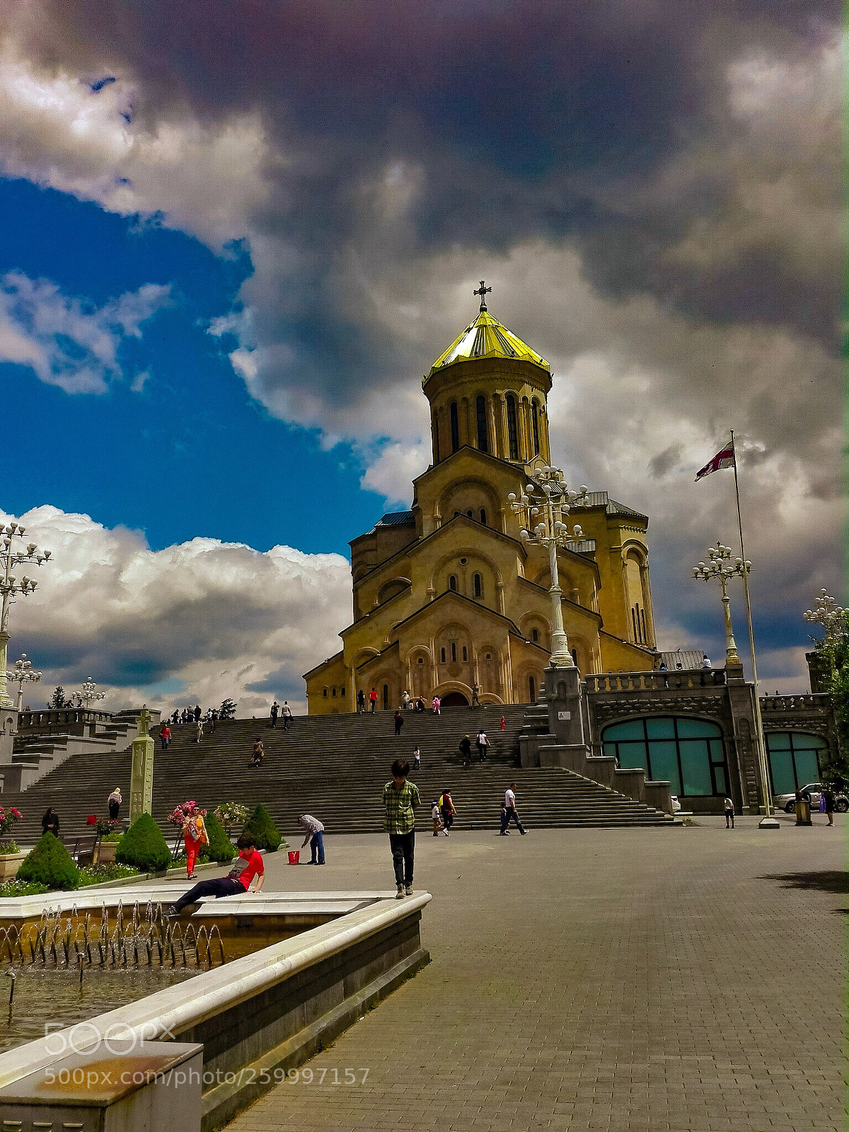 HUAWEI P8 Lite sample photo. Sameba cathedral photography