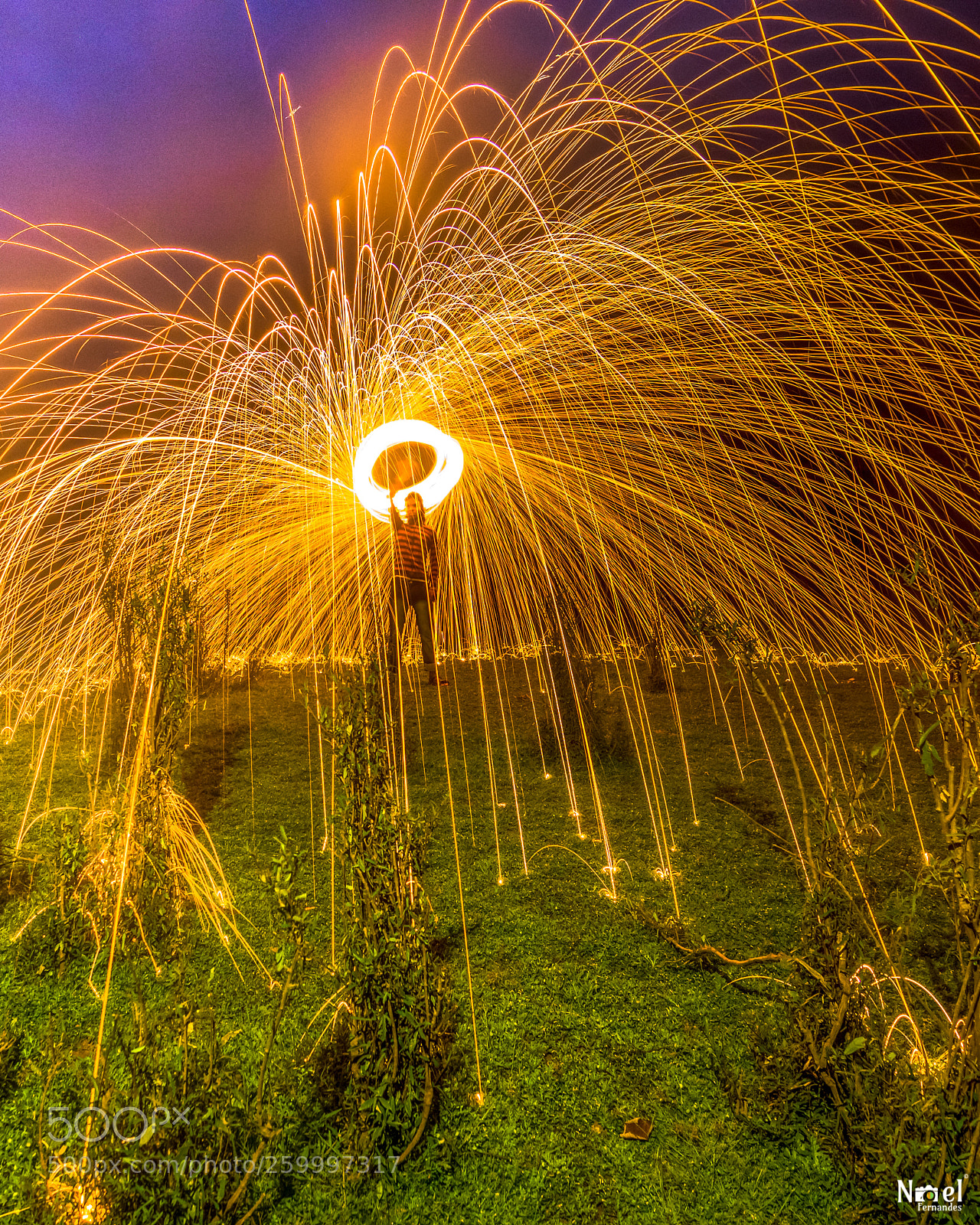Nikon D5300 sample photo. Fire storm photography