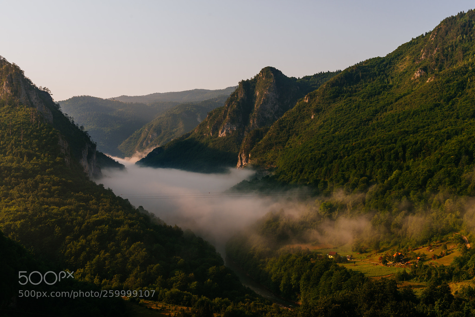 Nikon D800E sample photo. Montenegrin mist photography