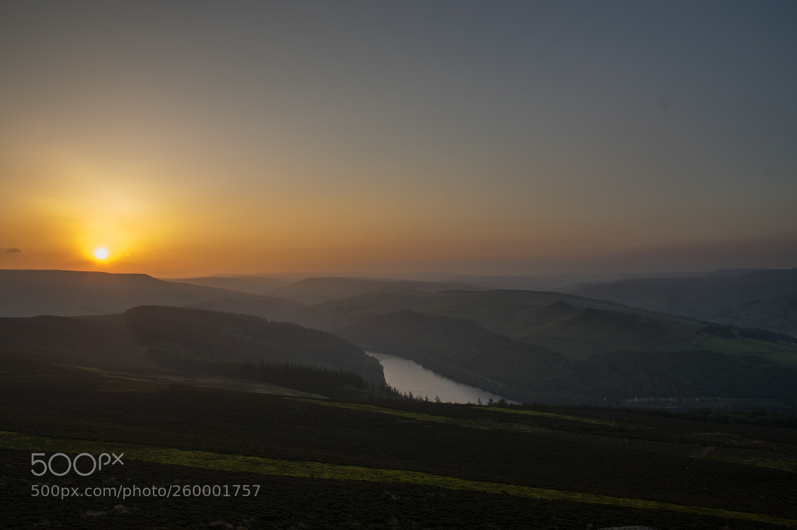 Pentax K-3 II sample photo. Win hill sunset photography