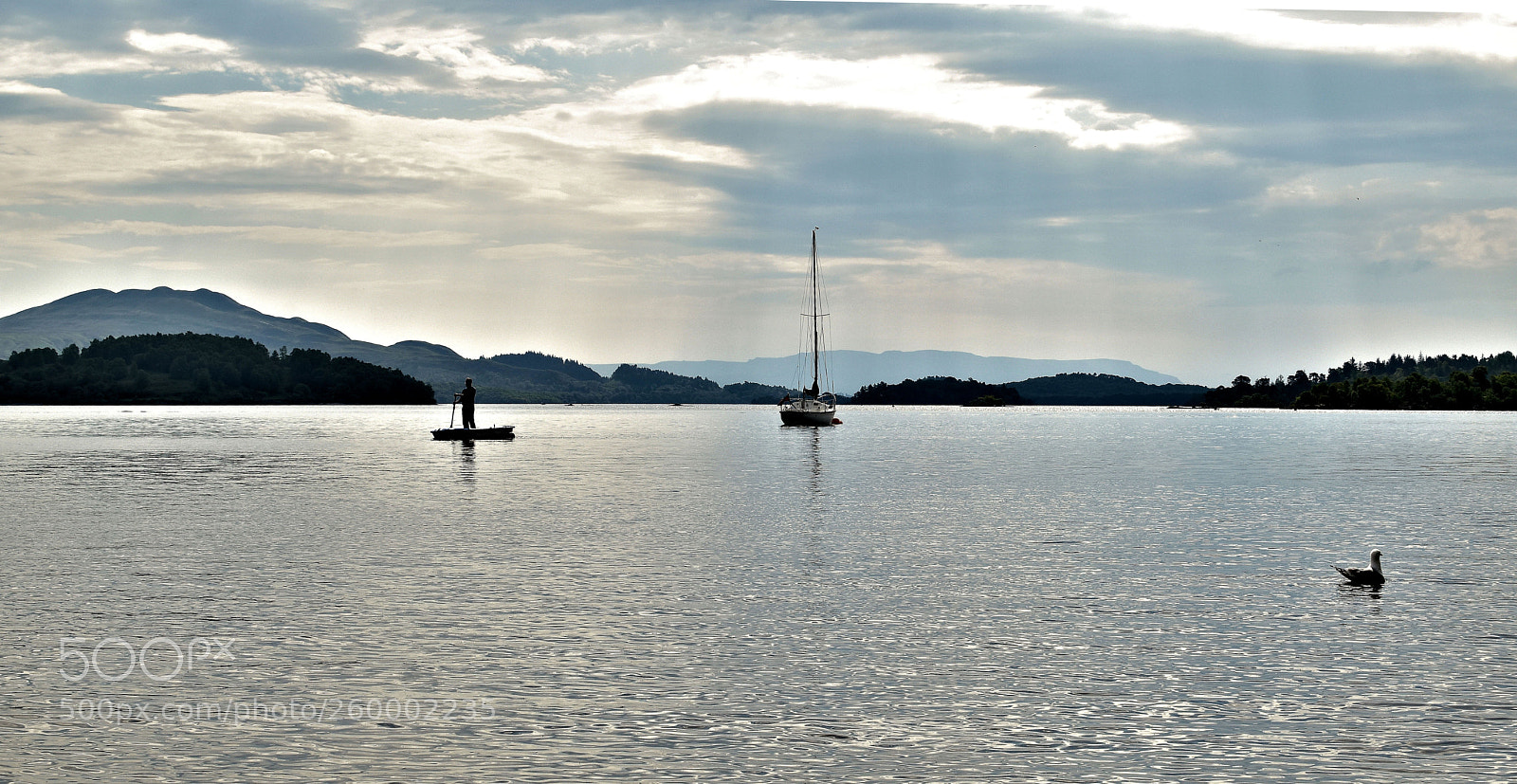 Nikon D5500 sample photo. Luss boat surfing photography