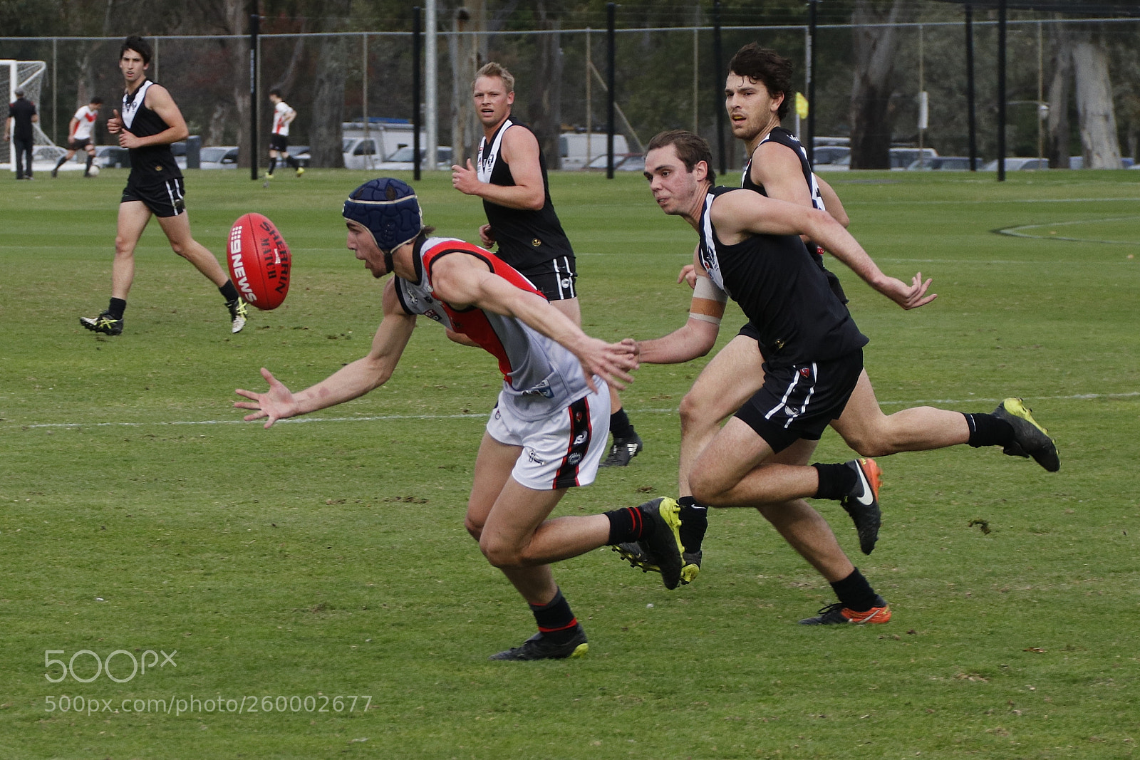 Canon EOS 80D sample photo. Aussie rules football match photography