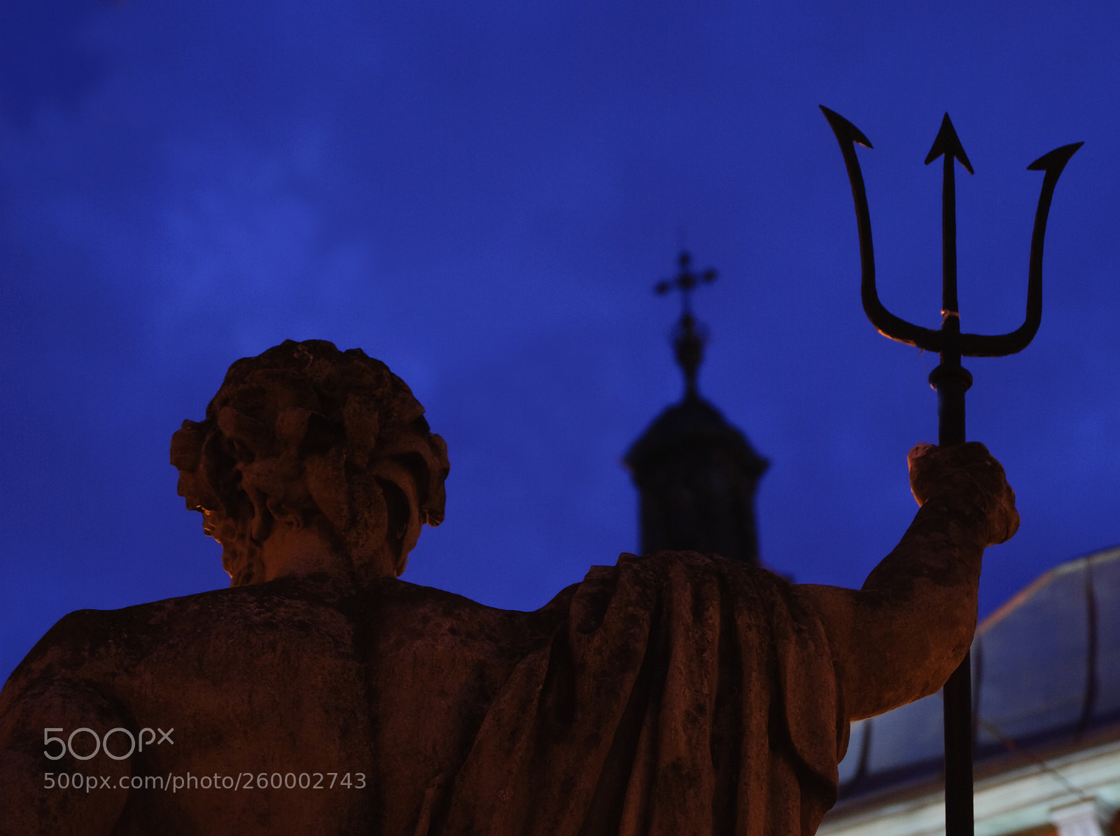 Nikon D40X sample photo. Trident and cross photography