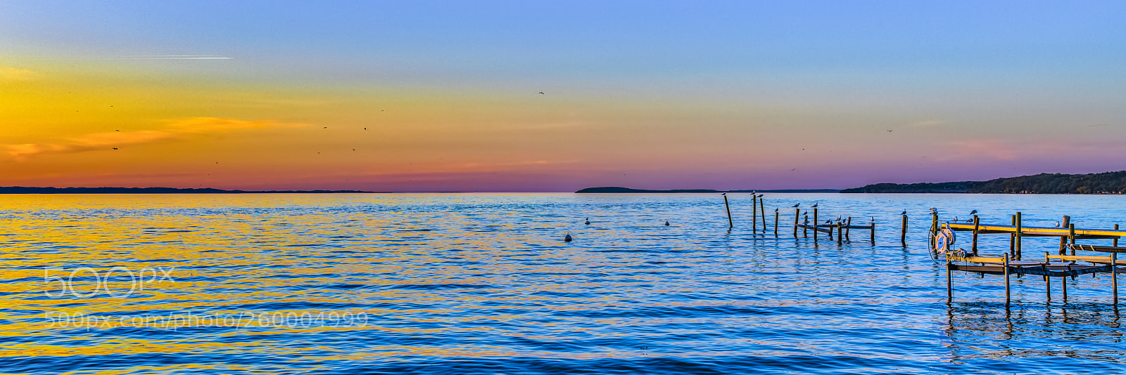 Nikon D850 sample photo. Sunset pier lake traverse photography