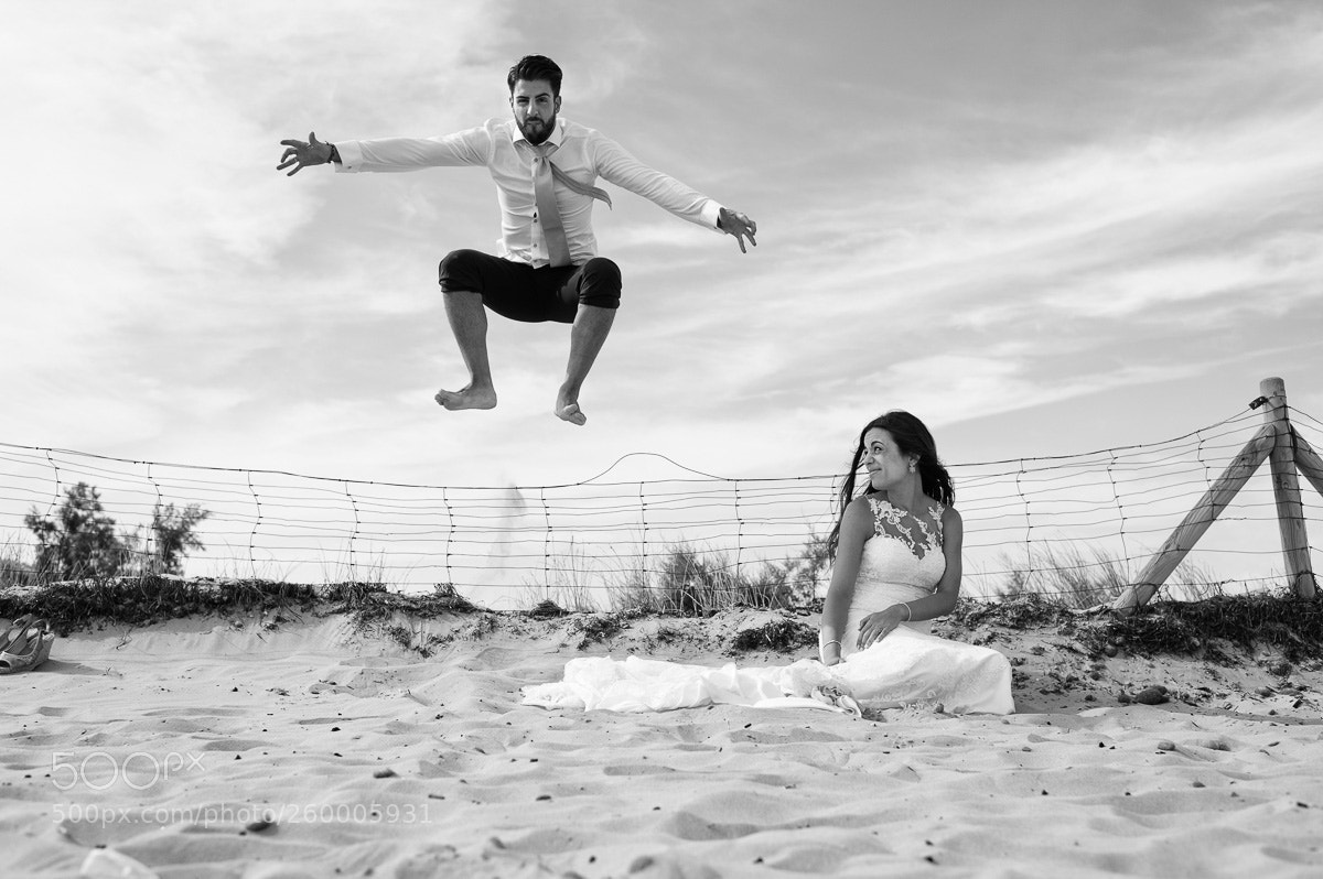 Nikon D700 sample photo. Postboda en la playa photography