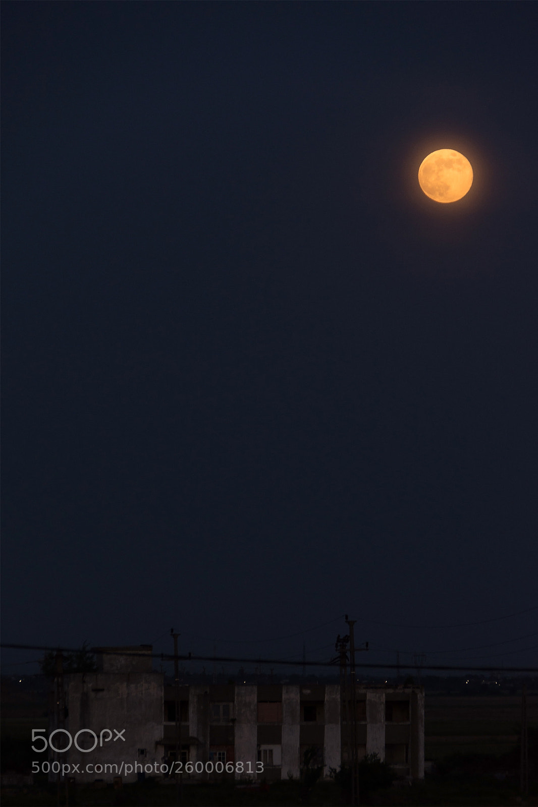 Nikon D7200 sample photo. Moon rise photography