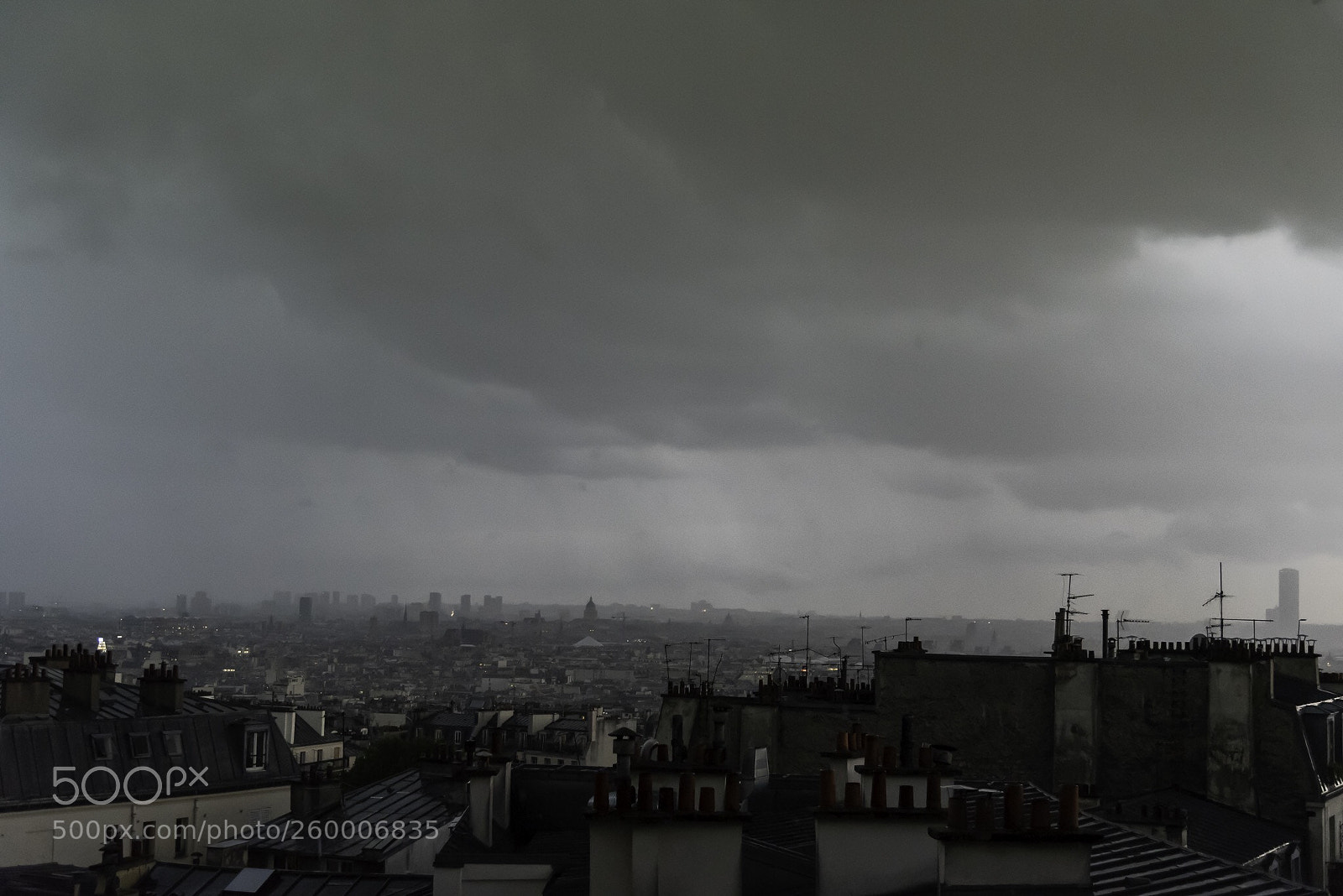 Nikon D750 sample photo. Storm over paris in photography