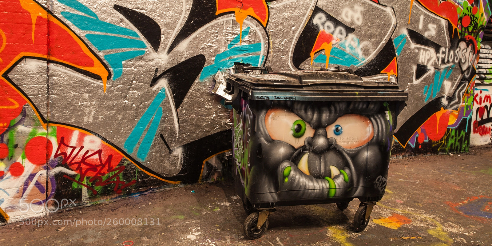 Canon EOS 5D Mark II sample photo. Grafitti tunnel photography