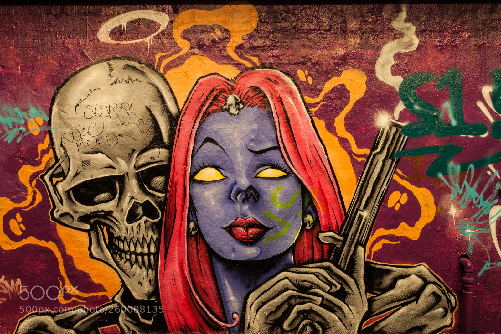 Canon EOS 5D Mark II sample photo. Grafitti tunnel photography