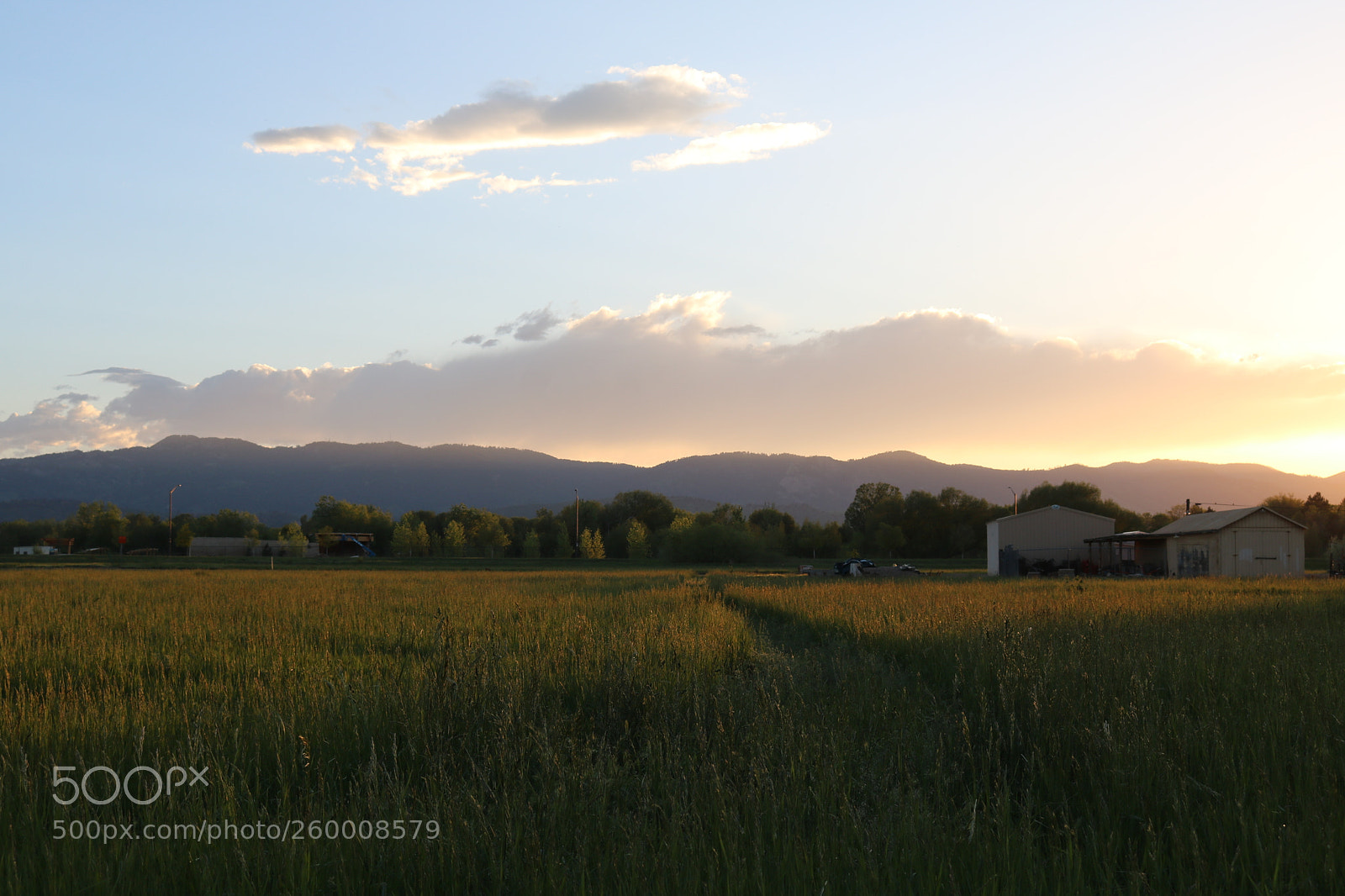 Canon EOS 750D (EOS Rebel T6i / EOS Kiss X8i) sample photo. Sunset from spring creek photography