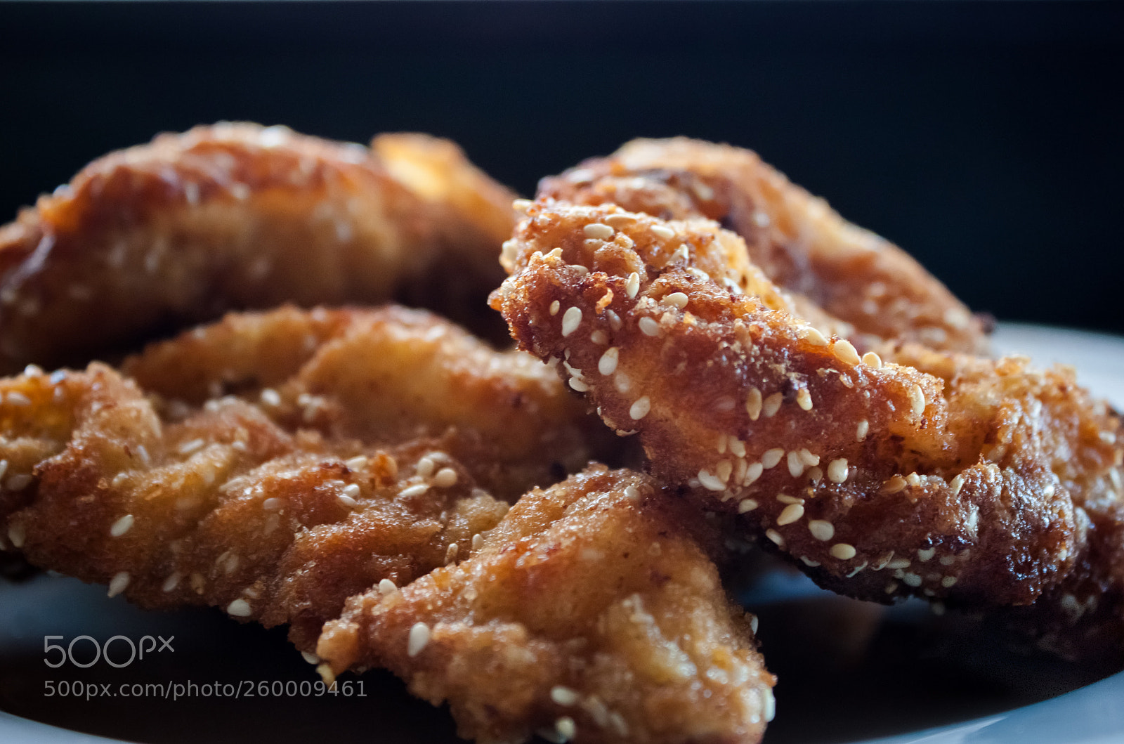 Canon EOS 500D (EOS Rebel T1i / EOS Kiss X3) sample photo. Fried chicken photography