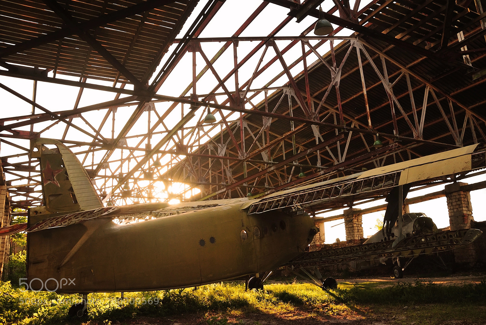 Nikon D3000 sample photo. Old plane in an photography