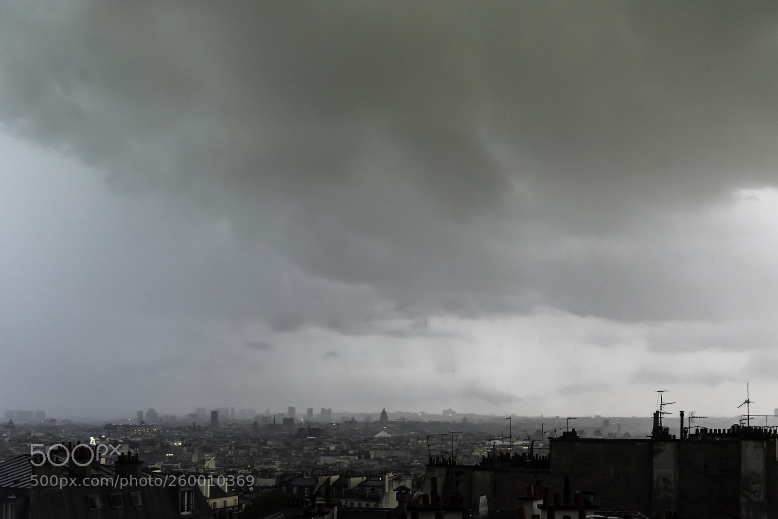 Nikon D750 sample photo. Storm over paris 2 photography
