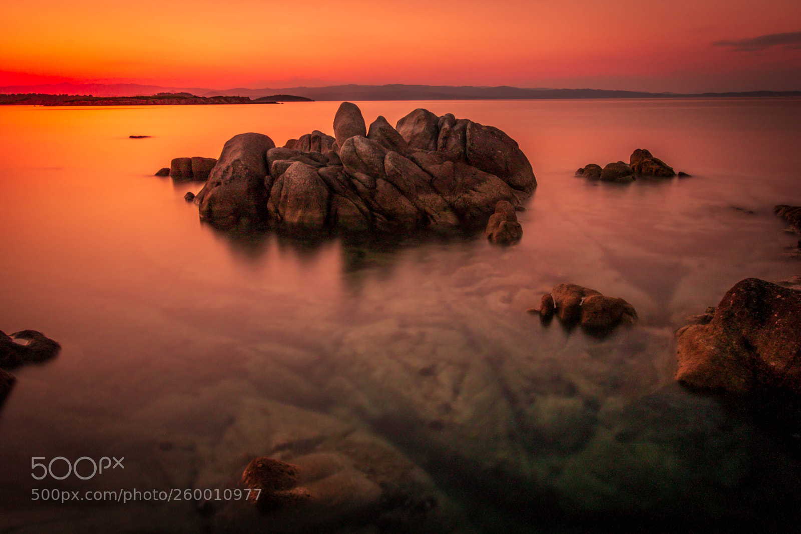 Canon EOS 750D (EOS Rebel T6i / EOS Kiss X8i) sample photo. Chalkidiki sunset photography