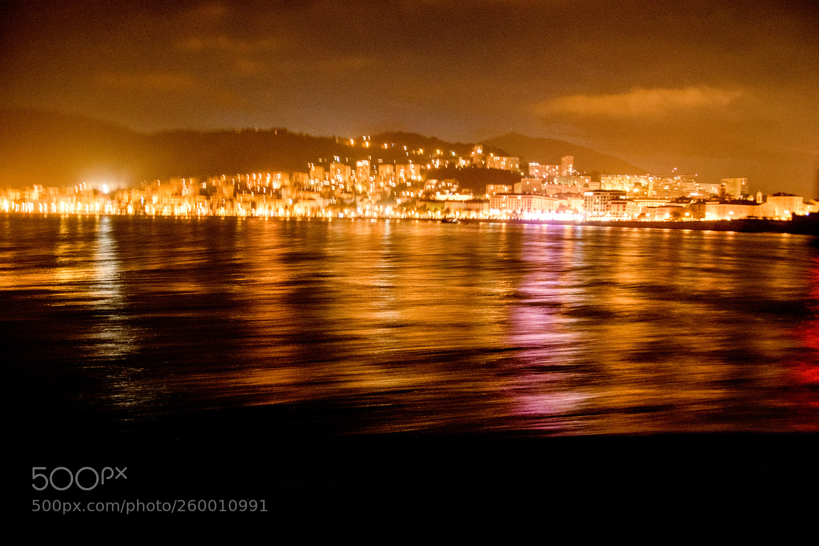 Nikon D3300 sample photo. Ajaccio de nuit photography