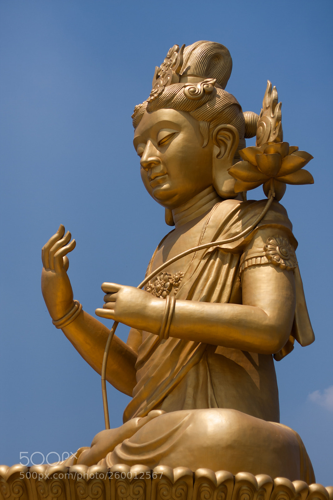 Canon EOS 40D sample photo. Gold buddha at famen photography
