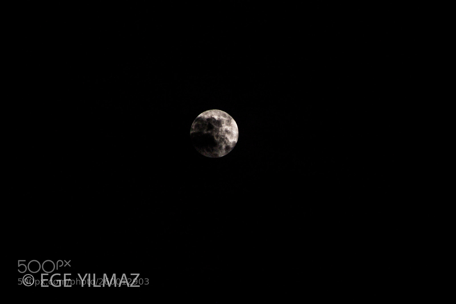 Canon EOS 1100D (EOS Rebel T3 / EOS Kiss X50) sample photo. Full moon photography