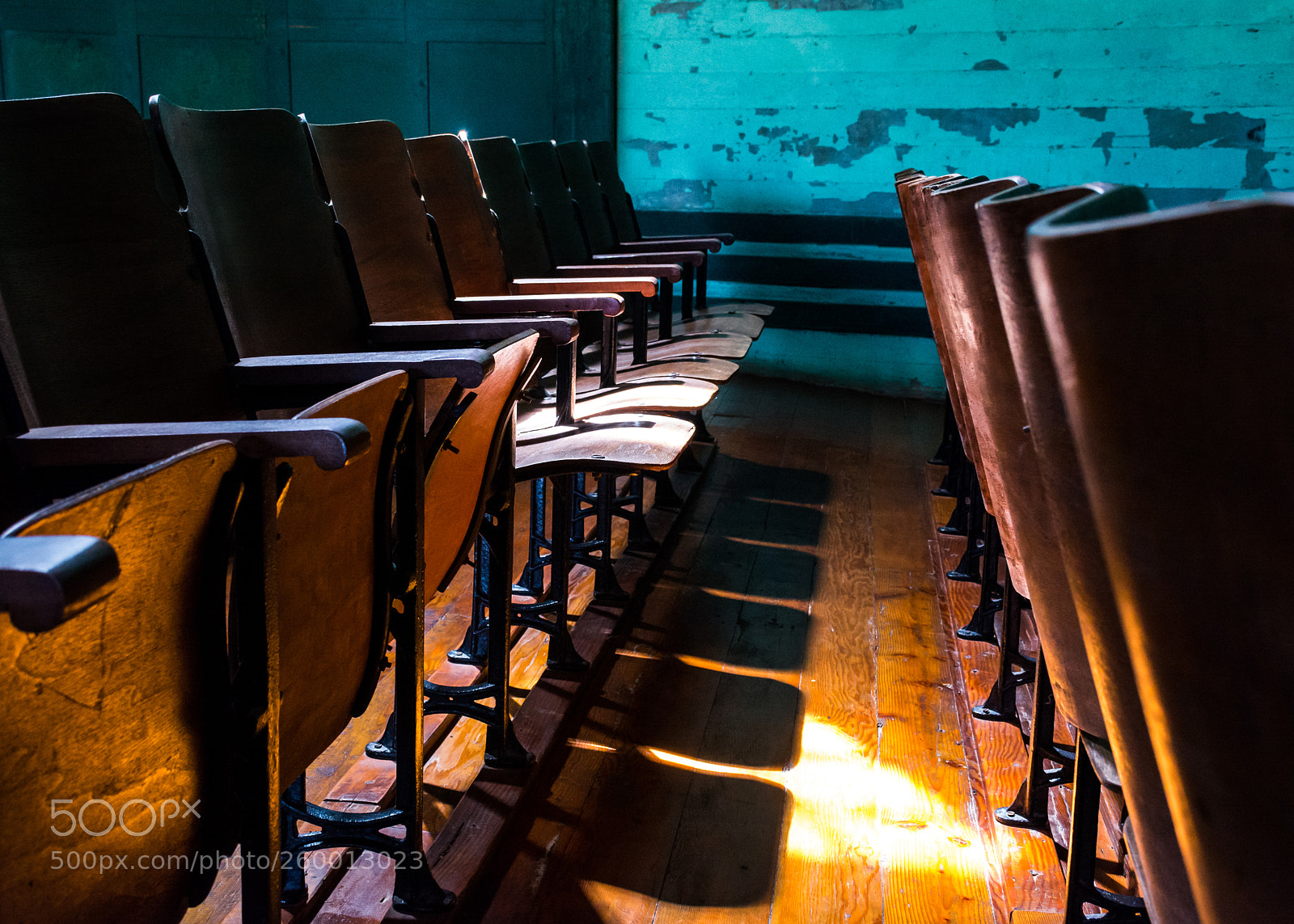 Nikon D5200 sample photo. Abandoned theater photography