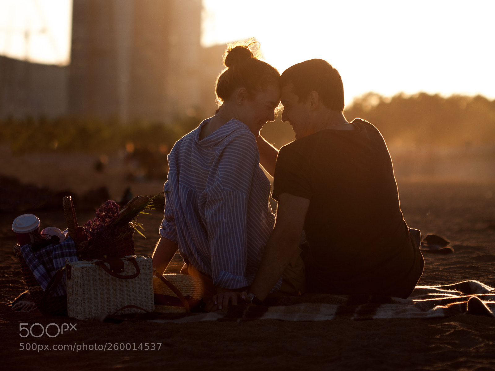 Canon EOS 450D (EOS Rebel XSi / EOS Kiss X2) sample photo. Love on the sunset photography