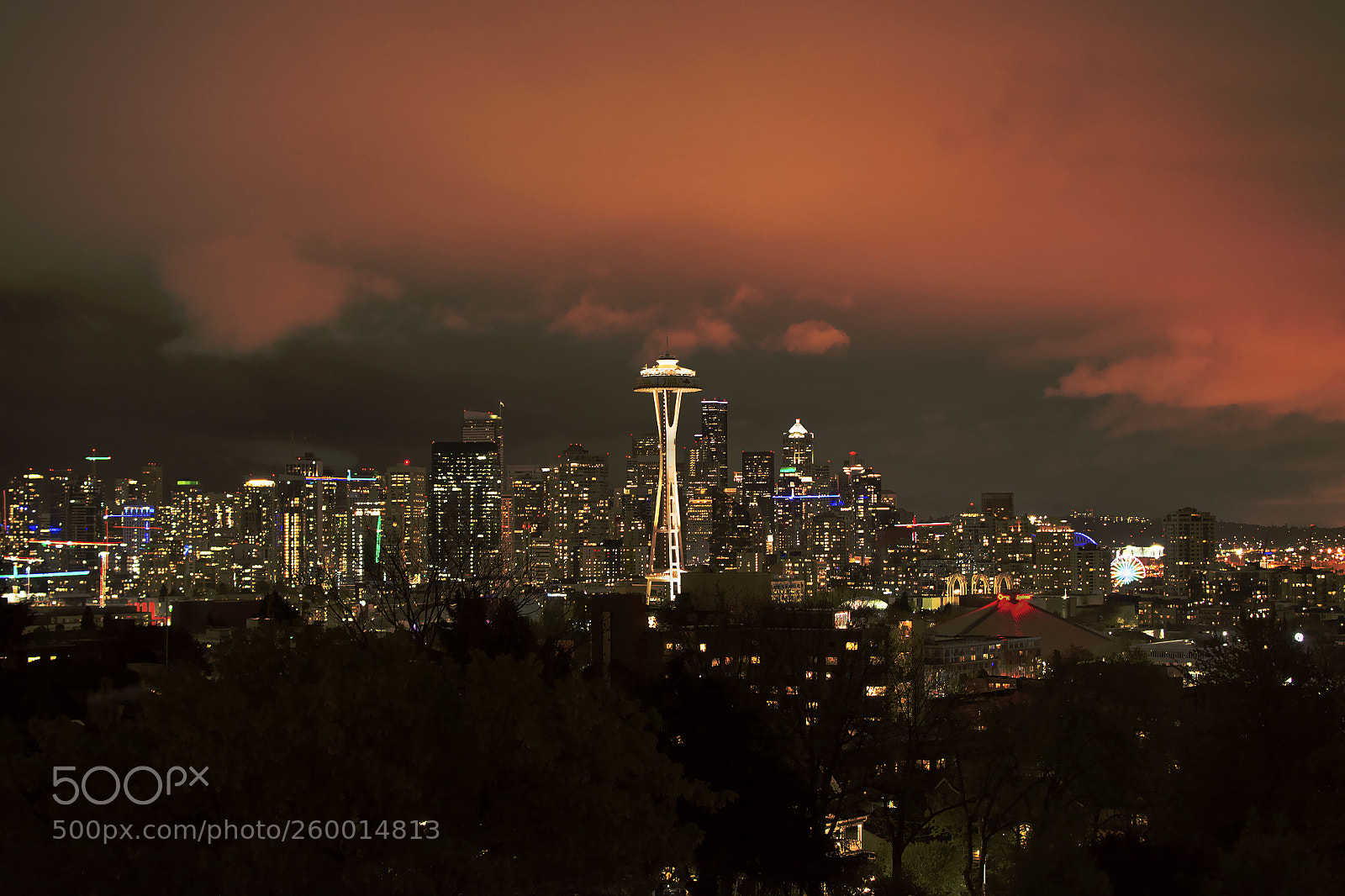 Nikon D7100 sample photo. Seattle at night photography
