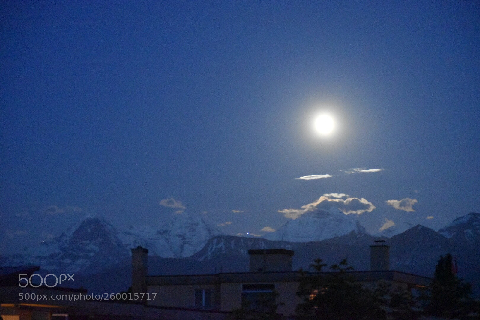 Nikon D5500 sample photo. Full moon photography