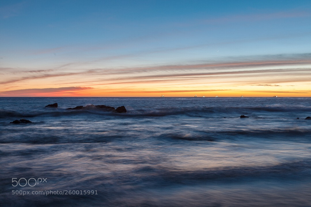 Canon EOS 5D Mark II sample photo. Sunset at leo carrillo photography