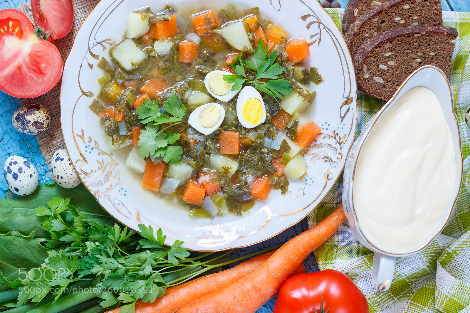 Canon EOS 600D (Rebel EOS T3i / EOS Kiss X5) sample photo. Plate with sorrel soup photography
