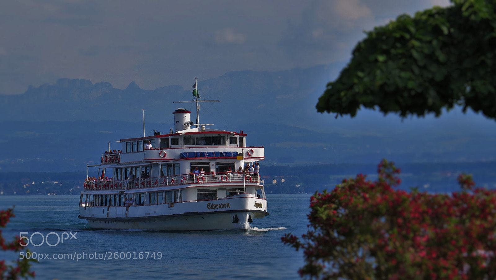 Canon PowerShot SX50 HS sample photo. Passenger ferry on lake photography