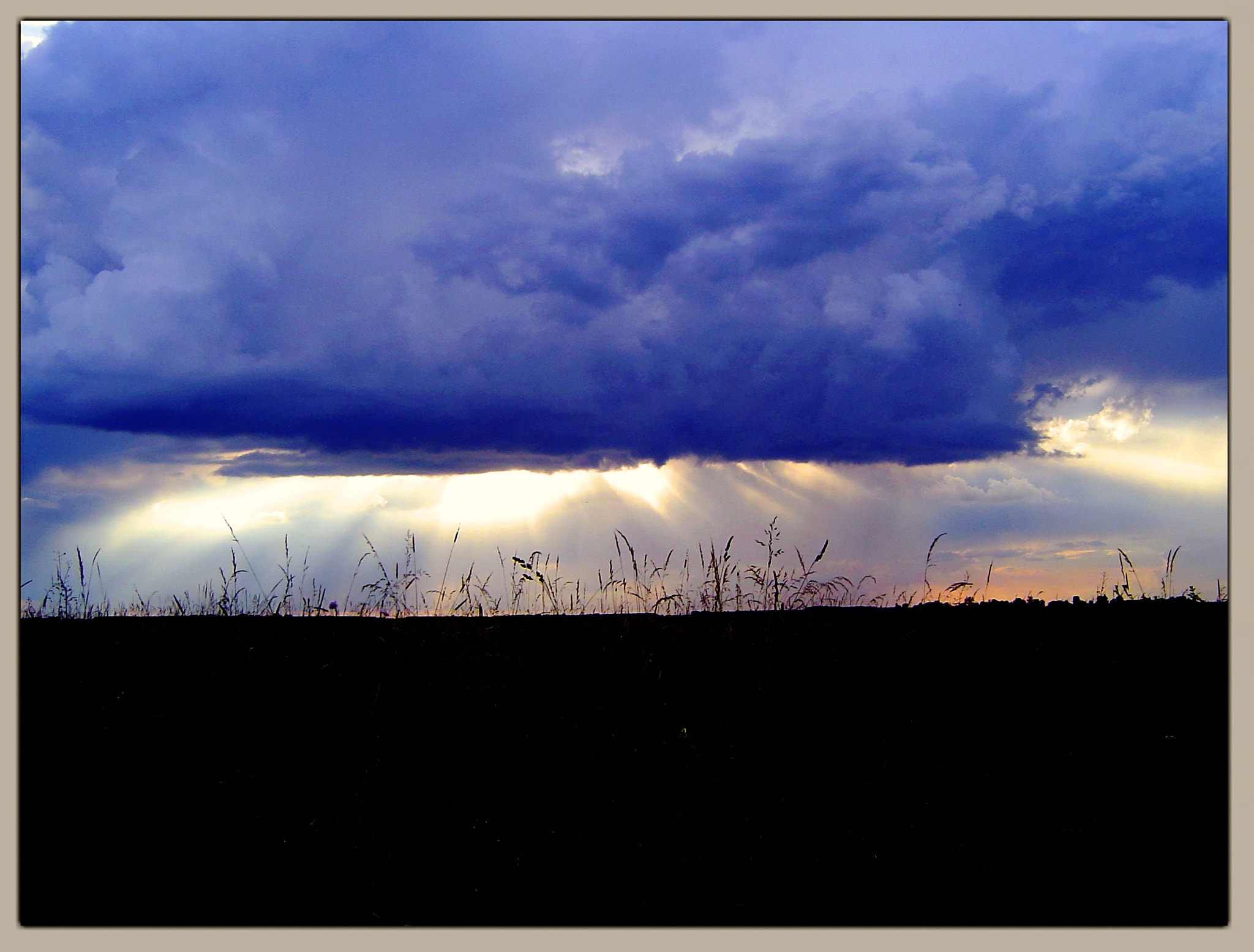 Sony DSC-P8 sample photo. Storm photography