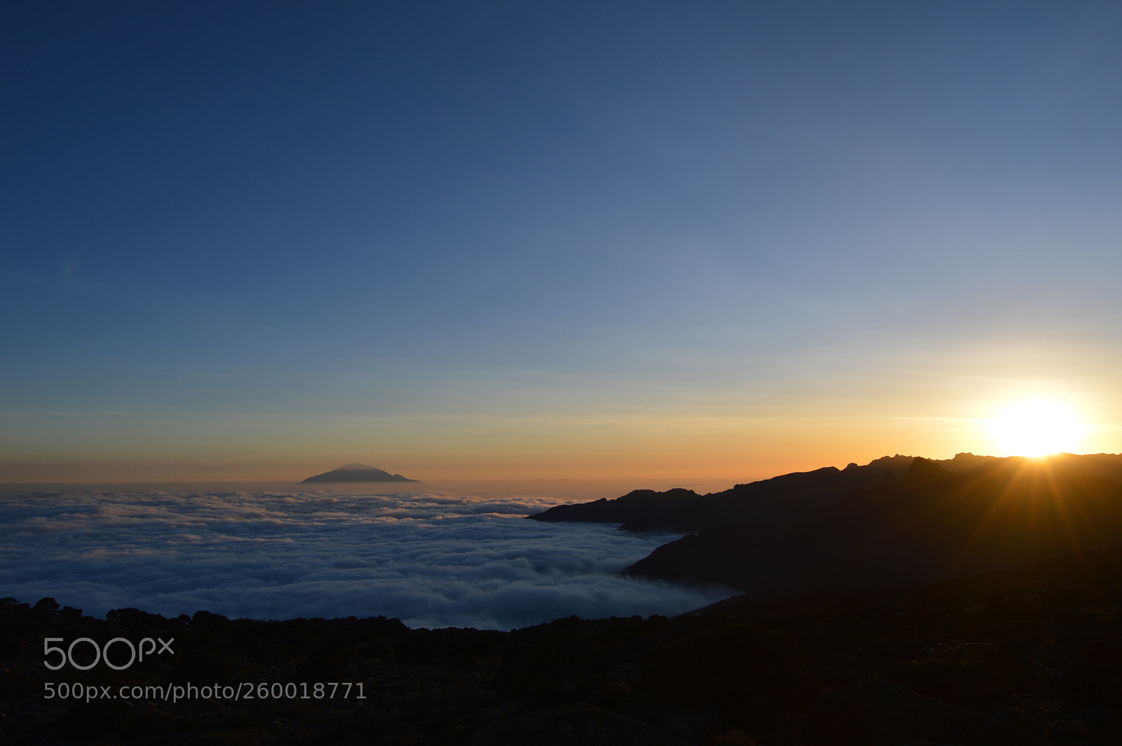 Nikon D3200 sample photo. Mt. kilimanjaro early rise photography