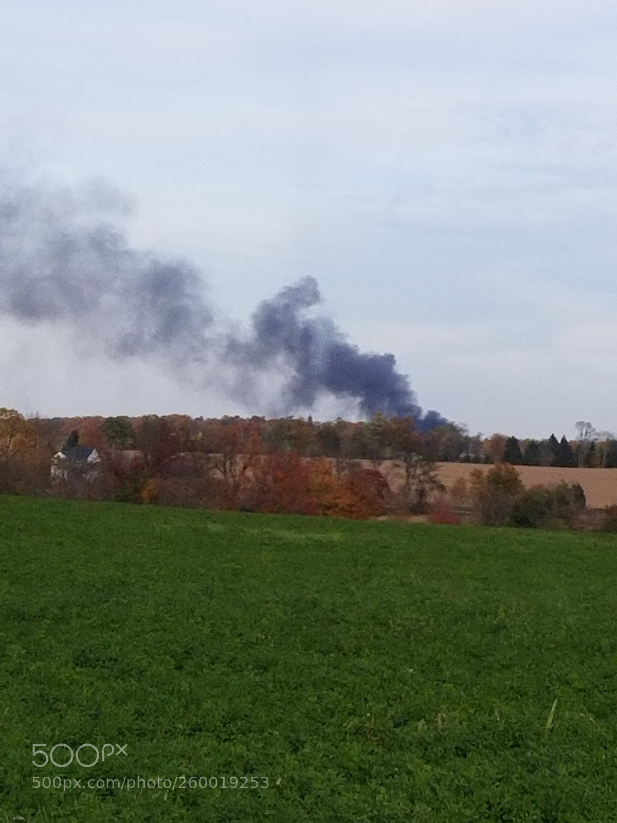 Samsung Galaxy S8 sample photo. Fire in the country photography