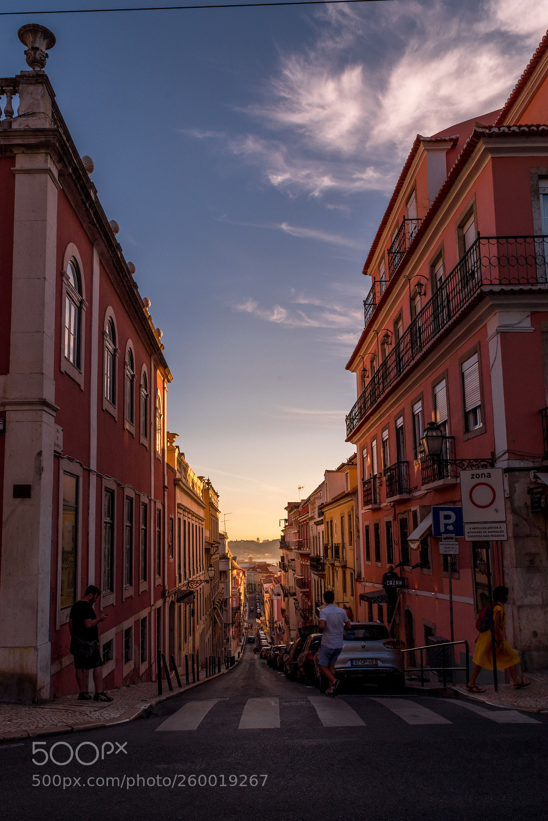 Nikon D5500 sample photo. Sunset in lisabon street photography