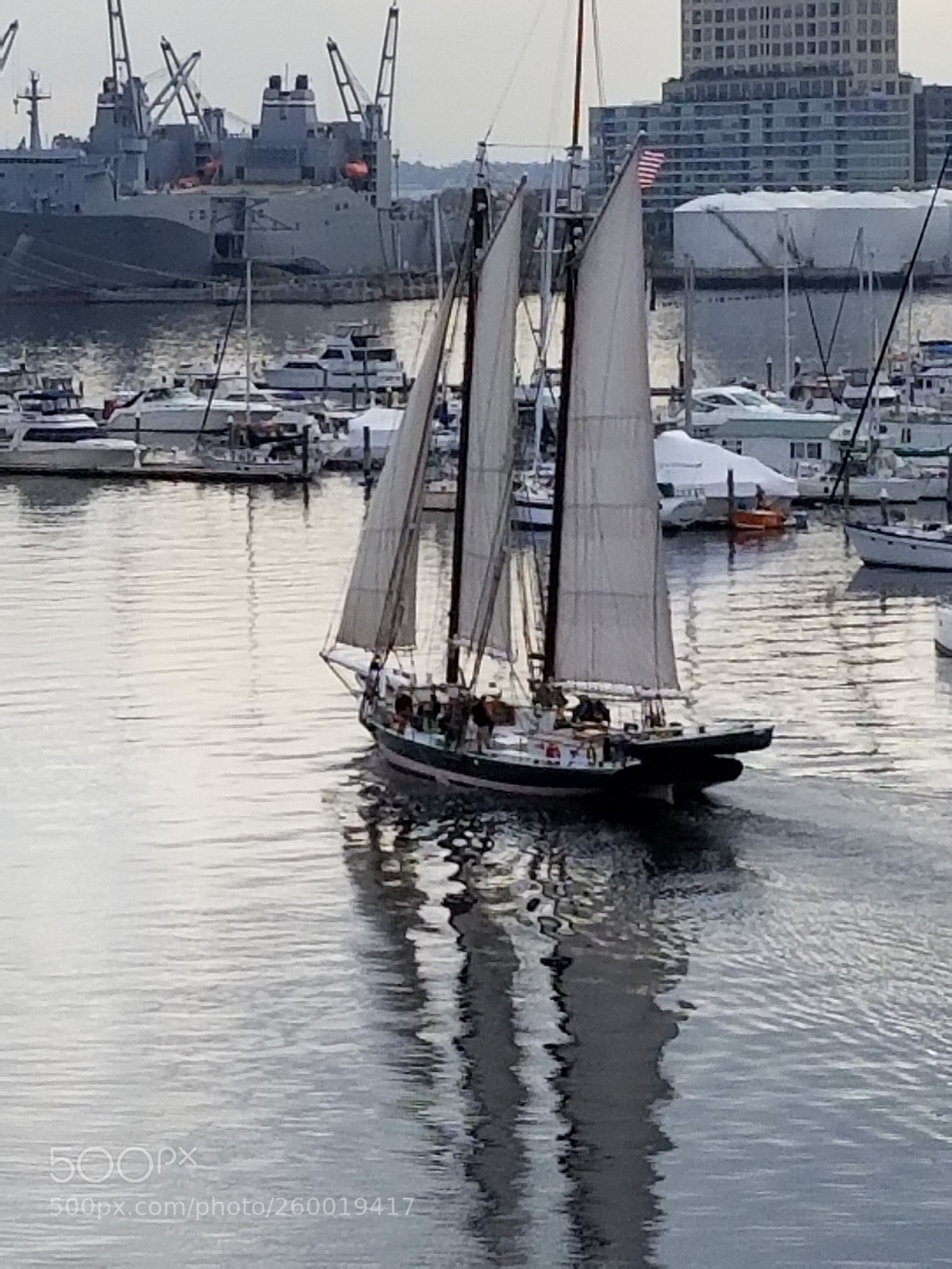 Samsung Galaxy S8 sample photo. Sail boat baltimore harbor photography