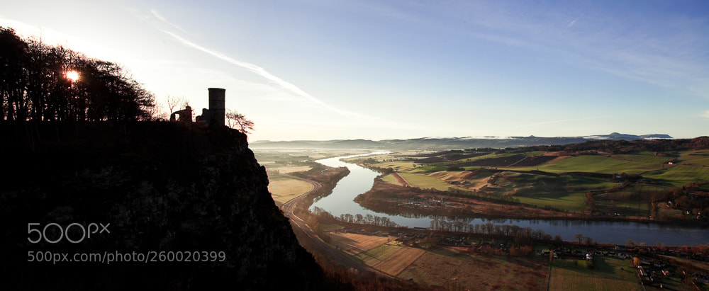 Canon EOS 5D Mark II sample photo. Watchtower on kinnoull hill photography