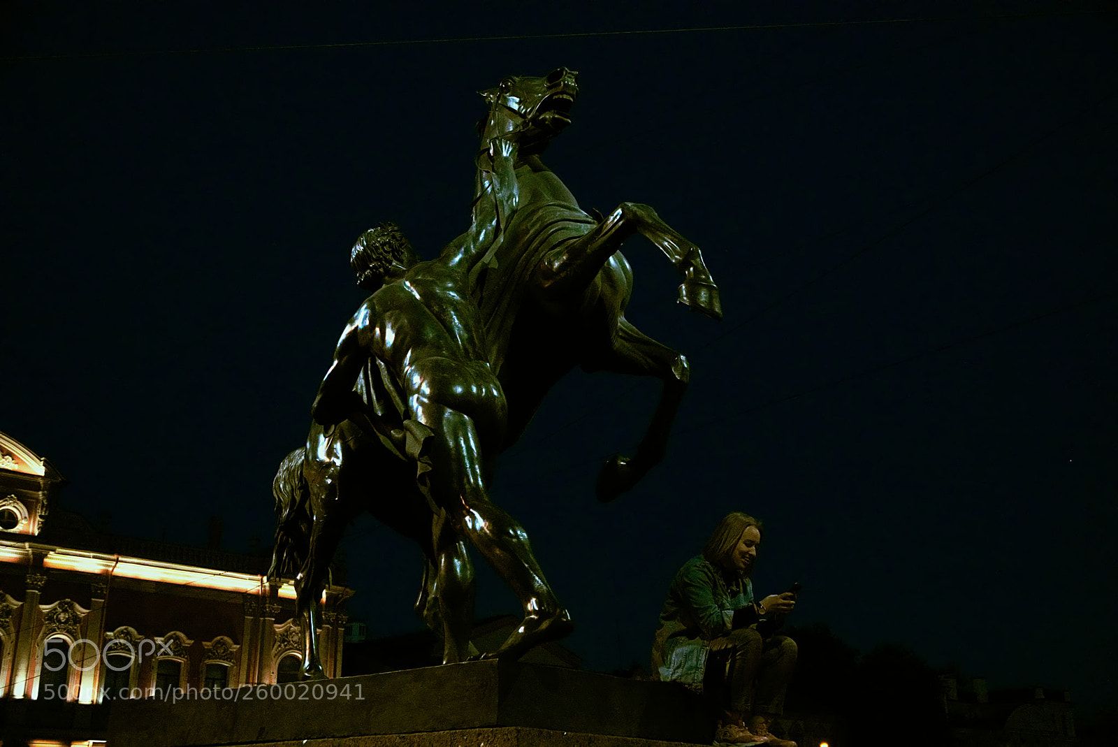 Sony a6300 sample photo. Anichkov bridge photography