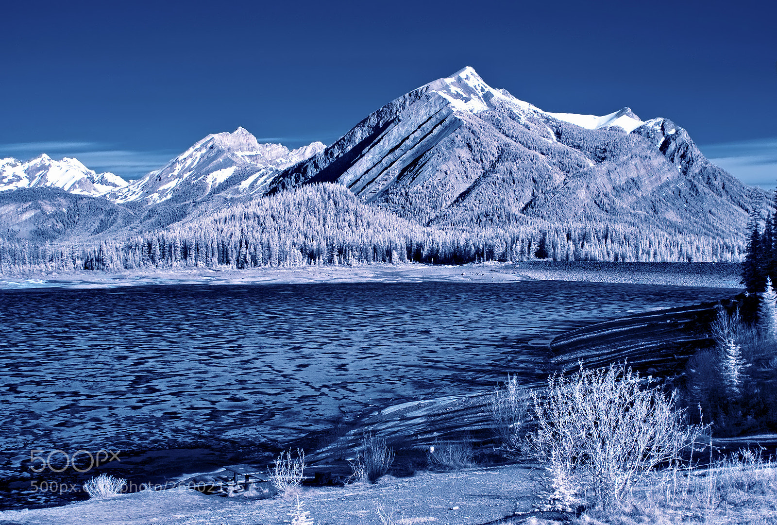 Canon PowerShot G12 sample photo. Snow-capped mountains and frozen photography