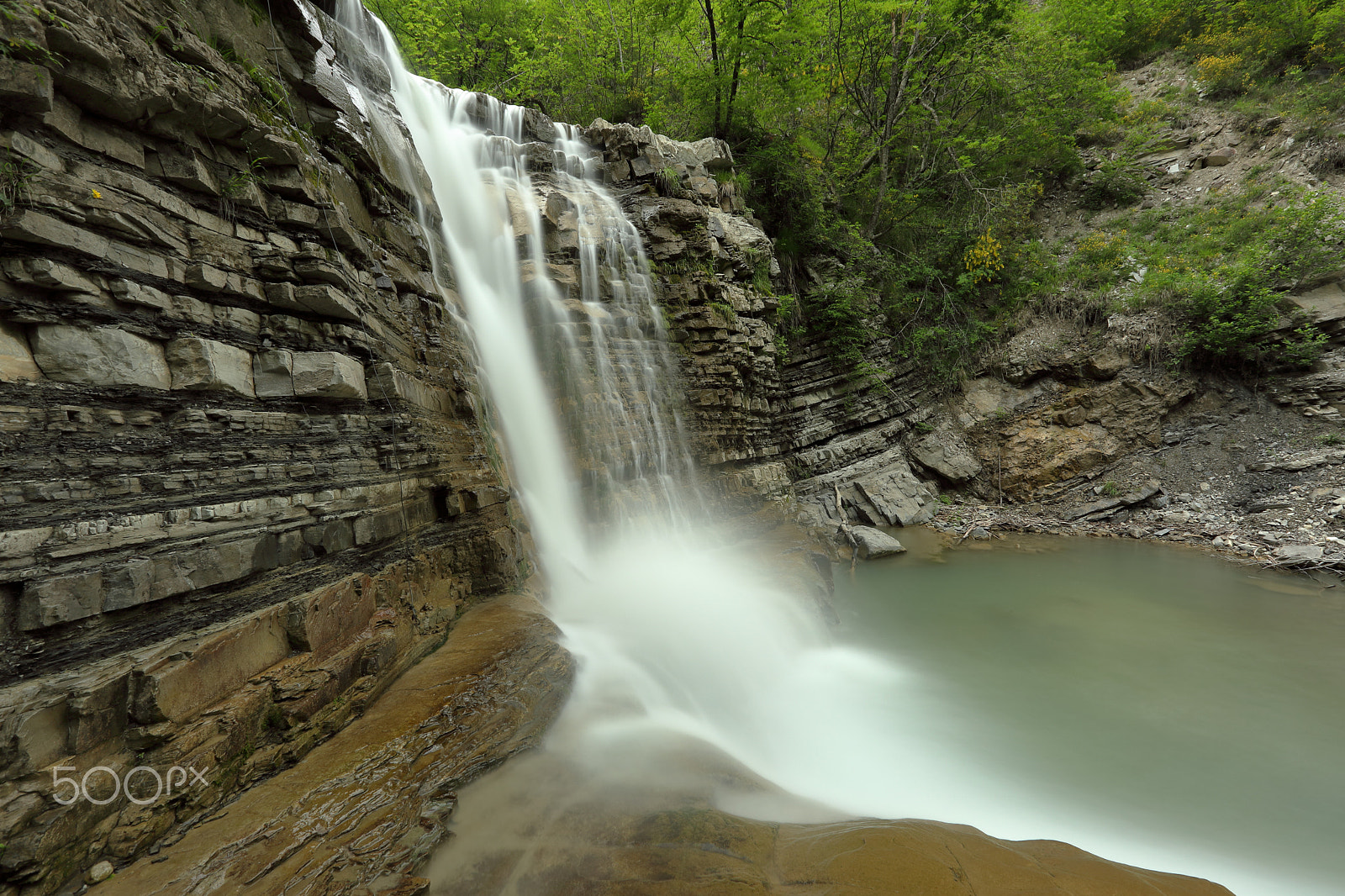 Canon EF 16-35mm F2.8L II USM sample photo. Cascata del perino,il velo di sposa. photography